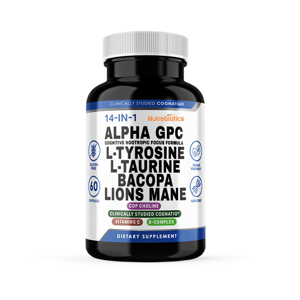 14 In 1 Alpha GPC Cognitive Nootropic Focus Formula