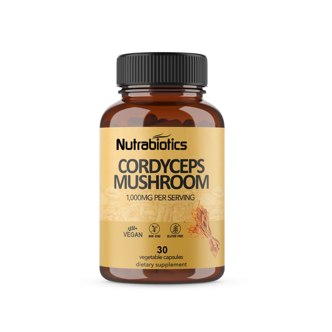 Cordyceps Mushroom Extract Supplement 1,000mg Per Servings