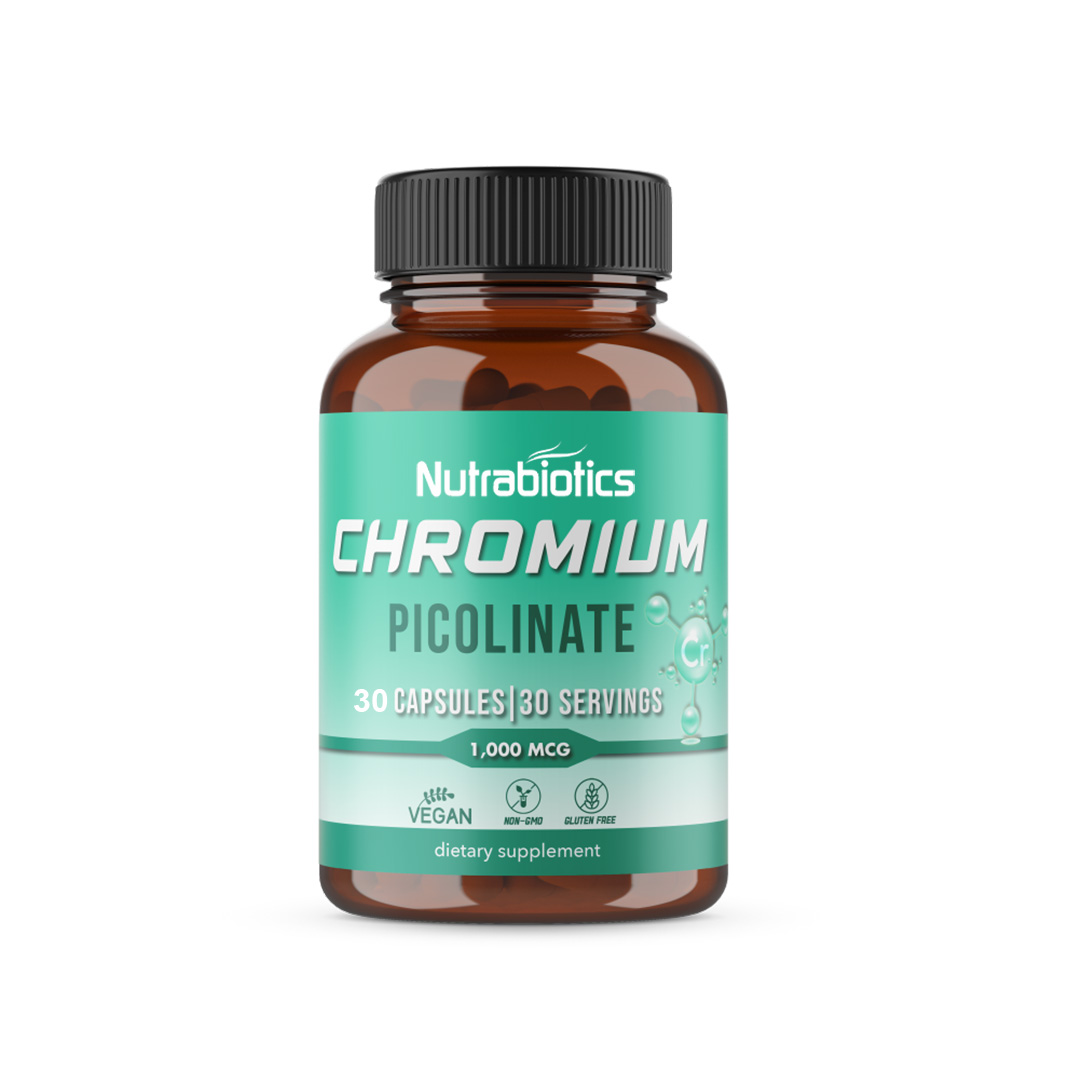 Chromium (as Picolinate) 1,000mcg Per Serving Vegetable Capsules