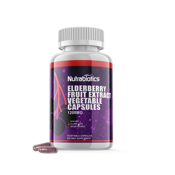 Elderberry Fruit Extract Vegetable Capsules 1,200mg