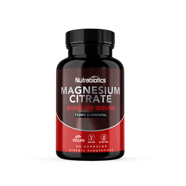 Magnesium Citrate 800mg Per Serving Vegetable Capsules