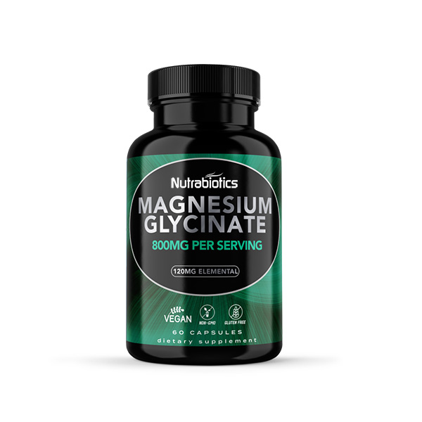 Magnesium Glycinate 800mg Per Serving Vegetable Capsules