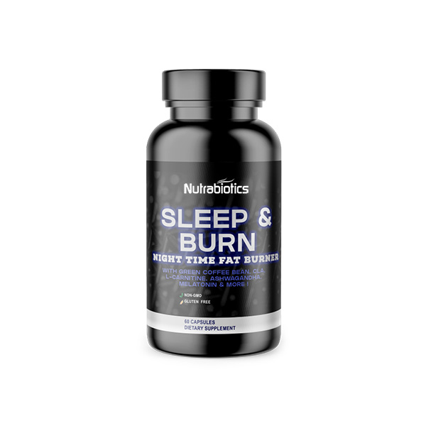 Sleep & Burn Capsules W/ Green Coffee Bean, CLA, L-Carnitine, Ashwagandha, Melatonin, 5-HTP & More –