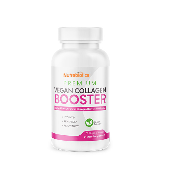 Premium Vegan Collagen Booster – Amino Acids – Resveratrol – Aloe Vera – BioPerine – Zinc – Vitamin C – Veggie Caps