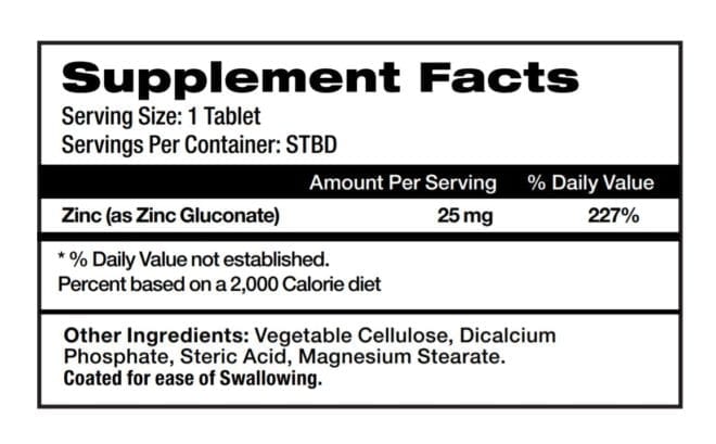 Zinc Gluconate Tablets